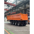 4 Axle U-Shape 50-70t Rear Dump Semi Trailer